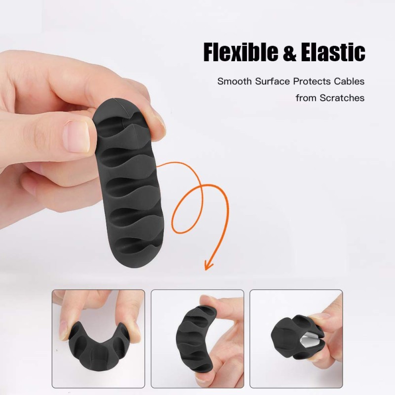 CC-949 10pcs/Set Multi-Purpose Cable Organizer Clips Cords Winders Earphone Charger Cable Wire Clamps Self-Adhesive Holder Fixer CC-949 10pcs/Set Multi-Purpose Cable Organizer Clips Cords Winders Earphone Charger Cable Wire Clamps Self-Adhesive Holder Fixer