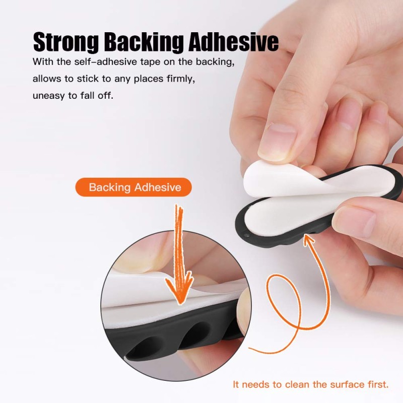 CC-949 10pcs/Set Multi-Purpose Cable Organizer Clips Cords Winders Earphone Charger Cable Wire Clamps Self-Adhesive Holder Fixer CC-949 10pcs/Set Multi-Purpose Cable Organizer Clips Cords Winders Earphone Charger Cable Wire Clamps Self-Adhesive Holder Fixer