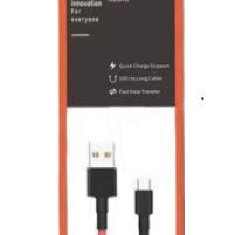 (Refurbished) Emrald SJX13ZM For Mi Micro USB Braided Cable 100cm Red V8 (Refurbished) Emrald SJX13ZM For Mi Micro USB Braided Cable 100cm Red V8