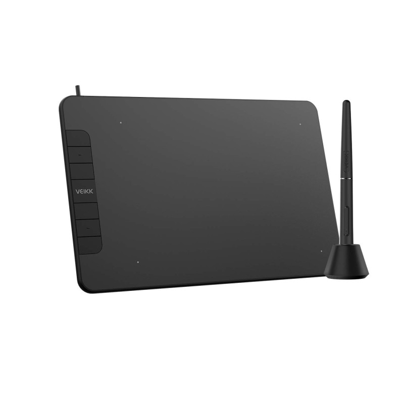 VEIKK VK640 Drawing Tablet 6x4 inch Portable Pen Tablet with 8192 Levels Battery-Free Stylus Graphic Tablet, 6 Shortcuts for Android Windows Mac OS and Chromebook, Support Tilt Function VEIKK VK640 Drawing Tablet 6x4 inch Portable Pen Tablet with 8192 Levels Battery-Free Stylus Graphic Tablet, 6 Shortcuts for Android Windows Mac OS and Chromebook, Support Tilt Function