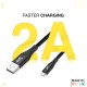 FLiX (Beetel) USB to Lightning Nylon Braided Data Sync & 2A Fast Charging Cable, Made in India, 480Mbps Data Sync, Super strong & Durable Nylon Cable, 1 Meter Long USB Cable (Black)(XCD-L103)