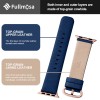 Fullmosa Leather Band Compatible with Apple Watch 38mm 40mm 41mm 42mm 44mm 45mm 49mm Women Men Band Strap for iWatch SE2/SE/8/7/6/5/4/3/2/1,38mm 40mm 41mm Dark Blue Fullmosa Leather Band Compatible with Apple Watch 38mm 40mm 41mm 42mm 44mm 45mm 49mm Women Men Band Strap for iWatch SE2/SE/8/7/6/5/4/3/2/1,38mm 40mm 41mm Dark Blue