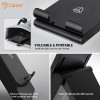 Tukzer Tabletop Foldable & Portable Desktop Telescopic Smartphone Tablet Table Stand with Adjustable Height, Angle & Silicone Pad Supports Upto 11 inches(27cm) Tab for Android & Mobile, Silver - TZ-T9 Tukzer Tabletop Foldable & Portable Desktop Telescopic Smartphone Tablet Table Stand with Adjustable Height, Angle & Silicone Pad Supports Upto 11 inches(27cm) Tab for Android & Mobile, Silver - TZ-T9