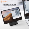 Tukzer Tabletop Foldable & Portable Desktop Telescopic Smartphone Tablet Table Stand with Adjustable Height, Angle & Silicone Pad Supports Upto 11 inches(27cm) Tab for Android & Mobile, Silver - TZ-T9 Tukzer Tabletop Foldable & Portable Desktop Telescopic Smartphone Tablet Table Stand with Adjustable Height, Angle & Silicone Pad Supports Upto 11 inches(27cm) Tab for Android & Mobile, Silver - TZ-T9
