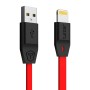 (Refurbished) Tukzer Apple Mfi Certified 8 Pin 2.4Ampere Fast Charge Lightning Cable (Red, 3.2 Feet)