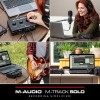 M-Audio M-Track Solo � USB Audio Interface for Recording, Streaming and Podcasting with XLR, Line and DI Inputs, Plus a Software Suite Included