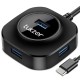 Tukzer USB C Hub Ultra-Slim USB-C Superspeed Adapter with 4 USB 3.0 Ports USB Type C Hub for All Laptops and More USB Type C Devices (TZ-U13 Black) Tukzer USB C Hub Ultra-Slim USB-C Superspeed Adapter with 4 USB 3.0 Ports USB Type C Hub for All Laptops and More USB Type C Devices (TZ-U13 Black)