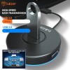 Tukzer 4-Ports USB A to USB 3.0 HUB with High-Speed Data Transfer & Fast Charging| Compatible for MacBook, Mac Mini, iMac Pro, Microsoft Surface, UltraBooks, Laptops, Notebooks & Desktops (Black) Tukzer 4-Ports USB A to USB 3.0 HUB with High-Speed Data Transfer & Fast Charging| Compatible for MacBook, Mac Mini, iMac Pro, Microsoft Surface, UltraBooks, Laptops, Notebooks & Desktops (Black)