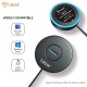 Tukzer 4-Ports USB A to USB 3.0 HUB with High-Speed Data Transfer & Fast Charging| Compatible for MacBook, Mac Mini, iMac Pro, Microsoft Surface, UltraBooks, Laptops, Notebooks & Desktops (Black)