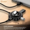 Tukzer USB C Hub Ultra-Slim USB-C Superspeed Adapter with 4 USB 3.0 Ports USB Type C Hub for All Laptops and More USB Type C Devices Tukzer USB C Hub Ultra-Slim USB-C Superspeed Adapter with 4 USB 3.0 Ports USB Type C Hub for All Laptops and More USB Type C Devices