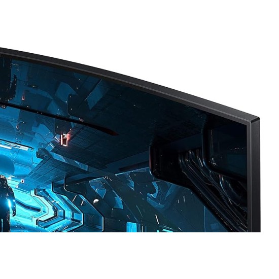Samsung 32-inch(80cm) Odyssey G7 Gaming, 240 Hz, 1ms, 2K, Curved Monitor, HAS, WQHD, QLED, HDR600, G-Sync Compatible, 2560 x 1440 Pixels (LC32G75TQSWXXL, Black)
