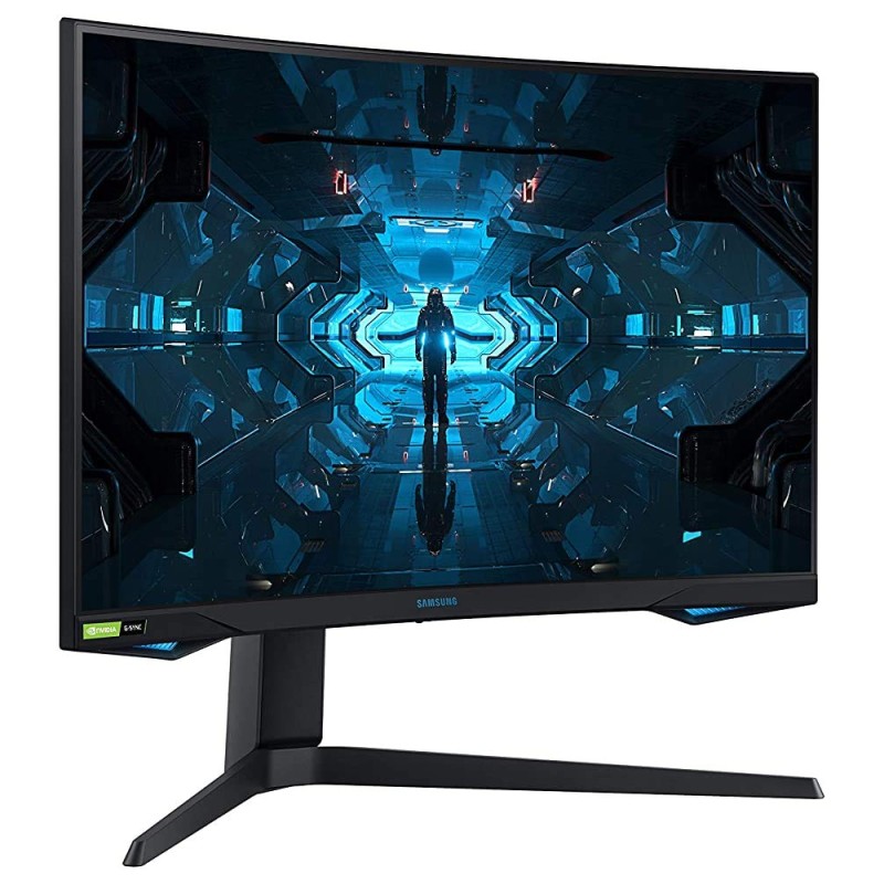 (Refurbished) Samsung 32-inch(80cm) Odyssey G7 Gaming, 240 Hz, 1ms, 2K, Curved Monitor, HAS, WQHD, QLED, HDR600, G-Sync Compatible, 2560 x 1440 Pixels (LC32G75TQSWXXL, Black)