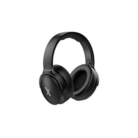 FLiX (Beetel) X1 Over-Ear Wireless BT 5.0 Headphone with Builtin Mic,40MM Drivers for Immersive Audio with Thumping Bass,Upto 20H Playback,AUX & SD Card Support,Voice Assistant (Black)(XBH-H10)