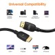 CableCreation 8K HDMI Cable 6 Feet, Braided Ultra High Speed HDMI Cable 48Gbps 8K@60Hz, 4K@120Hz 144Hz eARC HDR HDCP 2.2 & 2.3 Compatible with PS5, PS4, Xbox Series X, Roku TV, Rtx 3080 (Black)