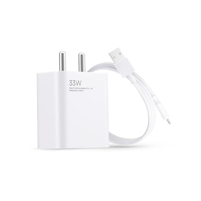 Mi 33W SonicCharge 2.0 USB Charger for Cellular Phones, White