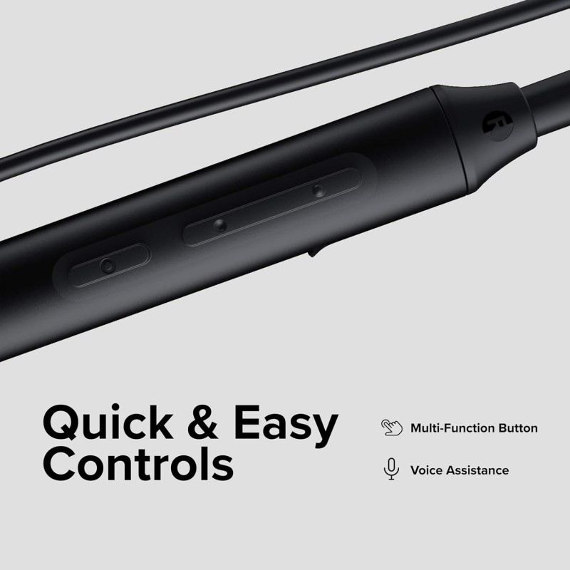 Redmi SonicBass Wireless In Ear Earphones with Mic Noise Cancellation, IPX4 Splash & Sweat Proof, Multi-Point Dual Pairing, Light-Weight Neckband, Bluetooth 5.0 & Up to 12 hrs of Playback Time (Black) Redmi SonicBass Wireless In Ear Earphones with Mic Noise Cancellation, IPX4 Splash & Sweat Proof, Multi-Point Dual Pairing, Light-Weight Neckband, Bluetooth 5.0 & Up to 12 hrs of Playback Time (Black)