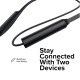 Redmi SonicBass Wireless In Ear Earphones with Mic Noise Cancellation, IPX4 Splash & Sweat Proof, Multi-Point Dual Pairing, Light-Weight Neckband, Bluetooth 5.0 & Up to 12 hrs of Playback Time (Black)