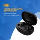 PHILIPS Audio TWS Bluetooth Truly Wireless in Ear Earbuds with Mic IPX5, Touch Control, 18 Hr Playtime (6+12), C-Type Charging (TAT1235, Black)