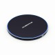 Ambrane Wireless Charger, 10W Output, Qi Wireless Charging Pad, Led Indicator for Charging, Compact and Sleek Design (Wc-38, Black), Normal, Smartphone, Black