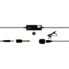 JBL Commercial CSLM20B Auxiliary Omnidirectional Lavalier Microphone With Battery For Content Creation, Voiceover/Dubbing, Recording (Black,Small)