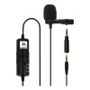 JBL Commercial CSLM20B Auxiliary Omnidirectional Lavalier Microphone With Battery For Content Creation, Voiceover/Dubbing, Recording (Black,Small)