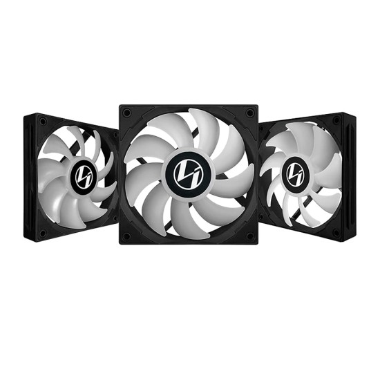 Lian Li ST120 RGB - Black | 120mm PWM ARGB Case Fan with ARGB Controller (Triple Pack) - G99.12STS3B.in