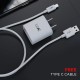 boAt 18W QC 3.0 with Fast Charge, Smart IC Protection, Auto Detection for Samsung, Xiaomi & Android Users with Type C to Type C Cable,White