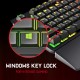 Redgear Shadow Blade Mechanical Keyboard with Drive Customization,Wired Spectrum Led Lights, Media Control Knob and Wrist Support(Black)
