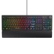 Redgear Shadow Blade Mechanical Keyboard with Drive Customization,Wired Spectrum Led Lights, Media Control Knob and Wrist Support(Black)