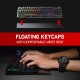 Redgear Shadow Blade Mechanical Keyboard with Drive Customization,Wired Spectrum Led Lights, Media Control Knob and Wrist Support(Black)