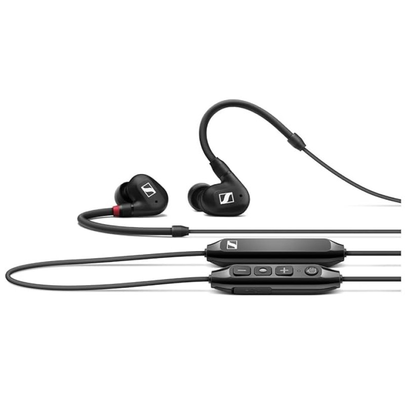 Sennheiser IE 100 PRO Wireless Monitoring Earphone - Black with built-in mic for your mobile phone, PC or tablet. Passive noise cancelling & 10hours battery life Sennheiser IE 100 PRO Wireless Monitoring Earphone - Black with built-in mic for your mobile phone, PC or tablet. Passive noise cancelling & 10hours battery life