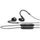 Sennheiser Professional Audio Sennheiser Ie 100 Pro Wireless Monitoring In Ear Earphone - Black With Built-In Mic For Your Backcase For Mobile Phone, Pc Or Tablet. Passive Noise Cancellation