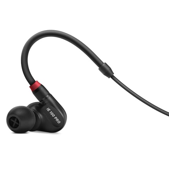 Sennheiser Professional Audio Sennheiser Ie 100 Pro Wireless Monitoring In Ear Earphone - Black With Built-In Mic For Your Backcase For Mobile Phone, Pc Or Tablet. Passive Noise Cancellation
