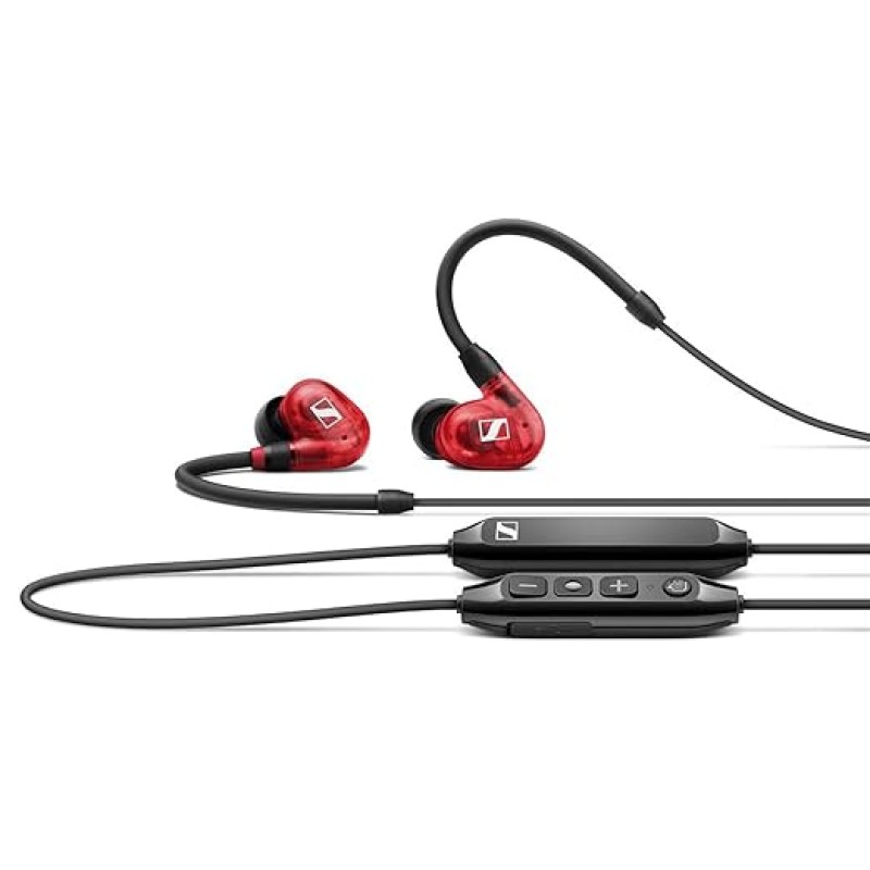 Sennheiser IE?100?PRO Wireless In-Ear Monitoring Earphones | Red | 10hr Battery Life | Detachable Cable | Ideal for Live Performances, Studio Monitoring, DJ Sets & Daily Listening Sennheiser IE?100?PRO Wireless In-Ear Monitoring Earphones | Red | 10hr Battery Life | Detachable Cable | Ideal for Live Performances, Studio Monitoring, DJ Sets & Daily Listening