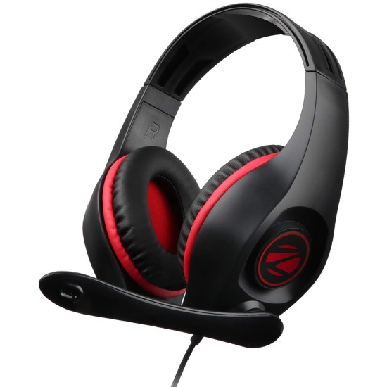 ZEBRONICS Zeb-Grace Wired Over The Ear Headphone with Mic (Black)