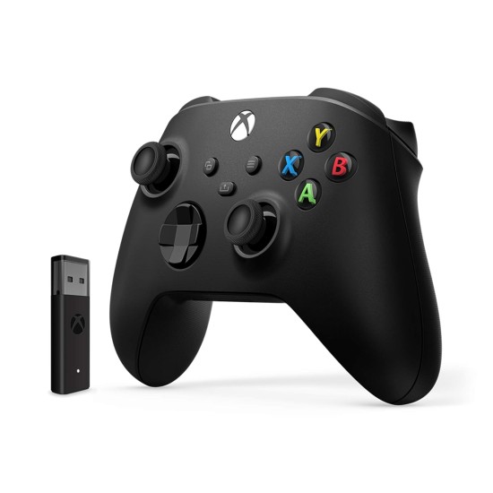 Microsoft Xbox Series X/S Wireless Controller + Wireless Adapter for Windows 10