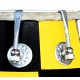 GT manufacture Handmade Wooden 14'' Baby Dholak Nut & Bold Dholak with Cover & Beautyfull chack desine01 (Yellow)