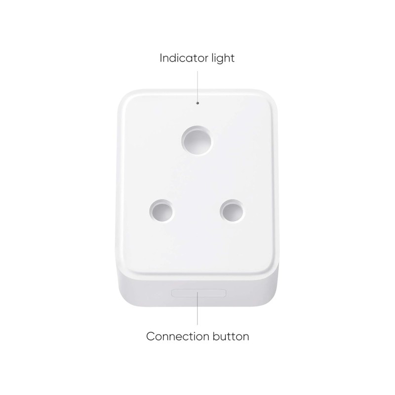 realme Wi-Fi 6A Smart Plug (White) with Smart Wi-Fi Control | Google Assistant and Alexa Support