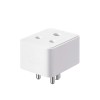 realme Wi-Fi 6A Smart Plug (White) with Smart Wi-Fi Control | Google Assistant and Alexa Support