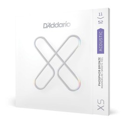 D'Addario XS Acoustic Guitar coated Strings Phosphor Bronze, Custom Light, 11-52 (XSAPB1152)