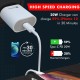 Portronics Adapto 20 Type C 20w Charger for Android,iPhone 14/14 Plus/ 14 Pro/ 14 Pro Max, iPhone 13/13 Pro/13 Pro Max/13 Mini, 12/12 Mini/ 12 Pro Max, iPhone 11 Series with PD 3.0 (White)