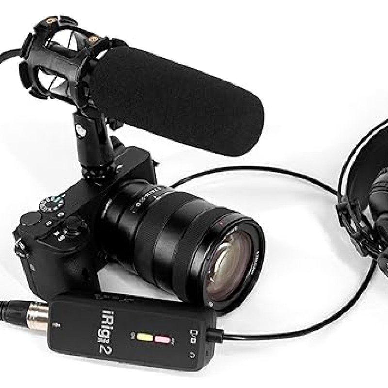 IK Multimedia Irig Pre 2 XLR Microphone Preamp For Smartphones, Tablets And Video Cameras IK Multimedia Irig Pre 2 XLR Microphone Preamp For Smartphones, Tablets And Video Cameras