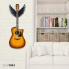 Clapbox Guitar Wall Hanger/Stand - Eagle Wings Design, suitable For Acoustic, Electric Guitars and Ukulele, black (CB-001) Clapbox Guitar Wall Hanger/Stand - Eagle Wings Design, suitable For Acoustic, Electric Guitars and Ukulele, black (CB-001)