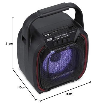 Modernista SoundBox 80 Wireless Portable BT Speaker with USB Pen Drive Slot, 3.5mm AUX Input, Micro SD Card Slot, Built in FM, BT5.0,Carry Handle, LED Modernista SoundBox 80 Wireless Portable BT Speaker with USB Pen Drive Slot, 3.5mm AUX Input, Micro SD Card Slot, Built in FM, BT5.0,Carry Handle, LED