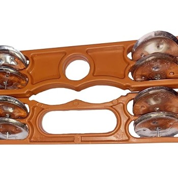 GT manufacture Professinal Mango wood Nut & Bold fitting Dholak with Manjira&Khartal Free(Brown)