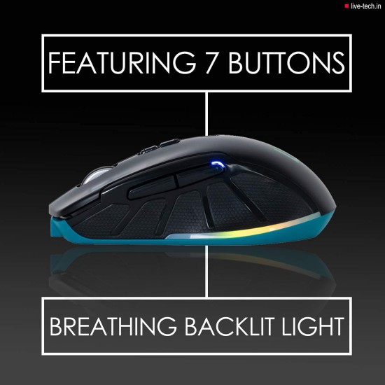 Live Tech Swift Bluetooth, Wireless Mouse, Swift-Black