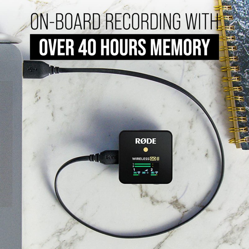 Rode Wireless Go II Dual Channel Wireless Microphone System, Black (Model Number: WIGOII) Rode Wireless Go II Dual Channel Wireless Microphone System, Black (Model Number: WIGOII)