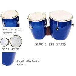 GT Manufacture professional Handmade wooden Beautyfull Bongo01 (Blue)