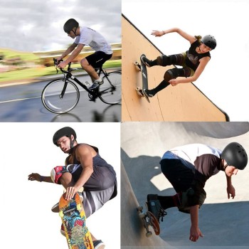 PROBEROS Adjustable Abs Shell Safety Cycling Helmet Protective Suitable For Youth/Adult, Helmet For Kids (Black) PROBEROS Adjustable Abs Shell Safety Cycling Helmet Protective Suitable For Youth/Adult, Helmet For Kids (Black)