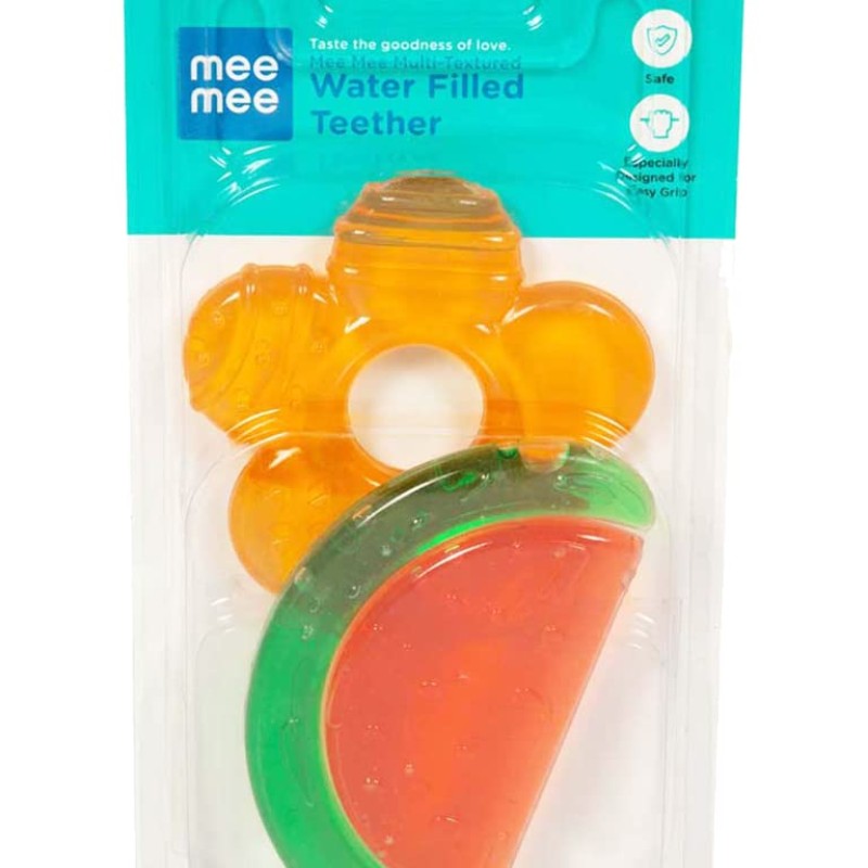 Mee Mee Multi-Textured Water Filled Teether (Pack of 2) Mee Mee Multi-Textured Water Filled Teether (Pack of 2)